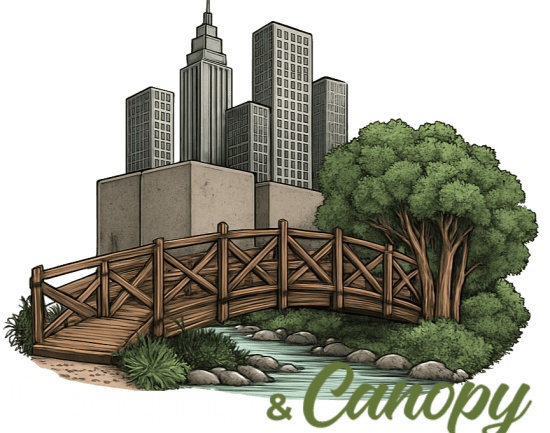 Corporate and Community Footer Logo for Brand Identity and Website SEO.